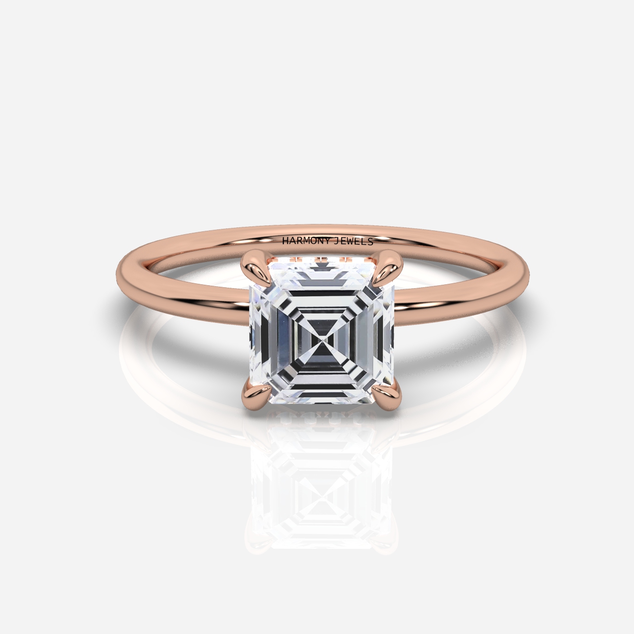Juliette Hidden Halo Asscher